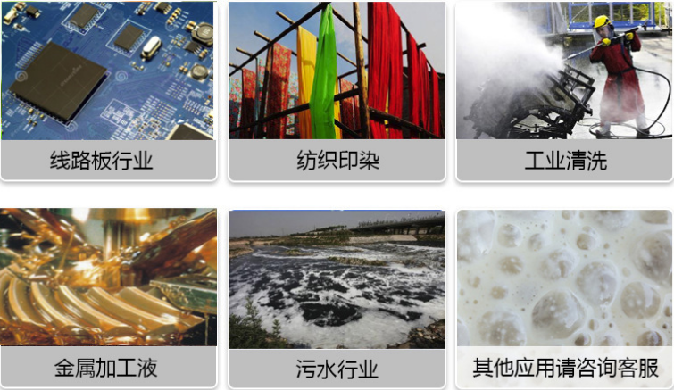迈图消泡剂应用领域图